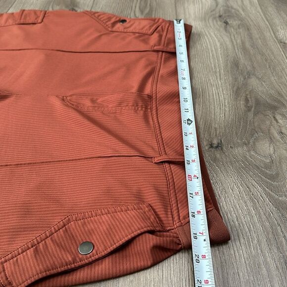 Athleta Vienna Cargo Straight Leg High‎ Rise  City Stripe Brown Active Pants 18 - Picture 8 of 14